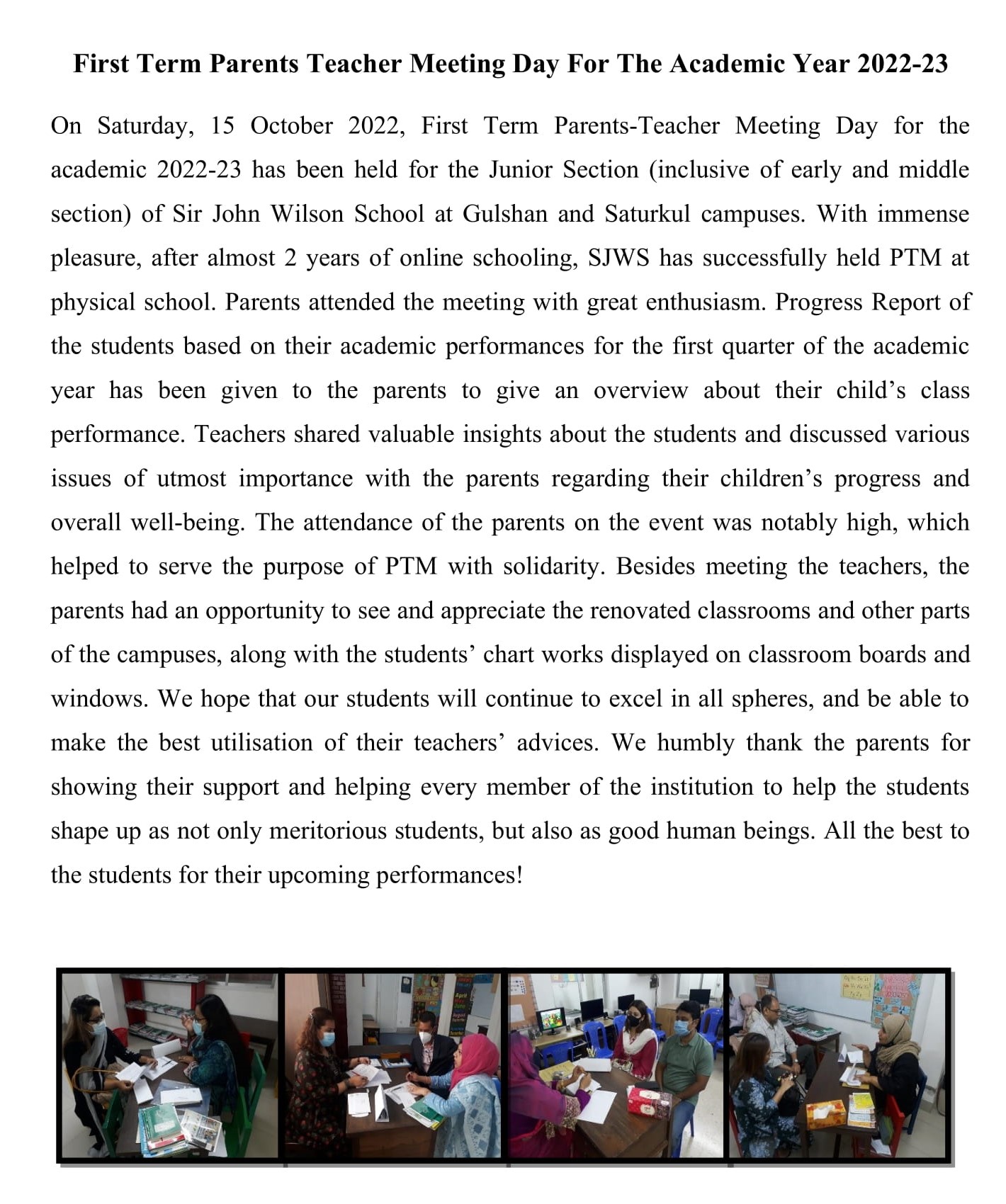 1st PTM 2022-23 Ar- Write up