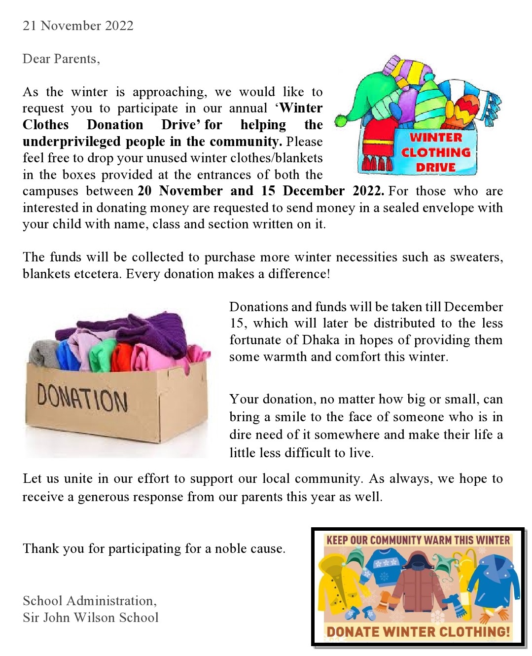 21-11-2022 Winter-Clothes-Donation-Drive---2022-23