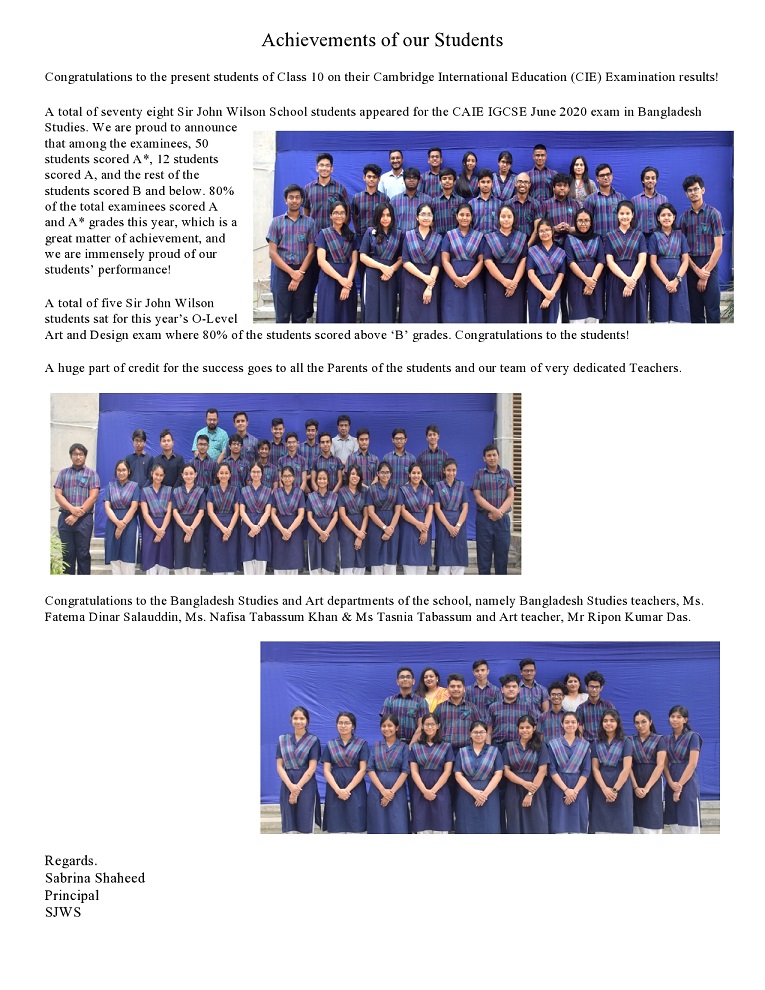 Congratulatory note for CIE Results 2-page0001