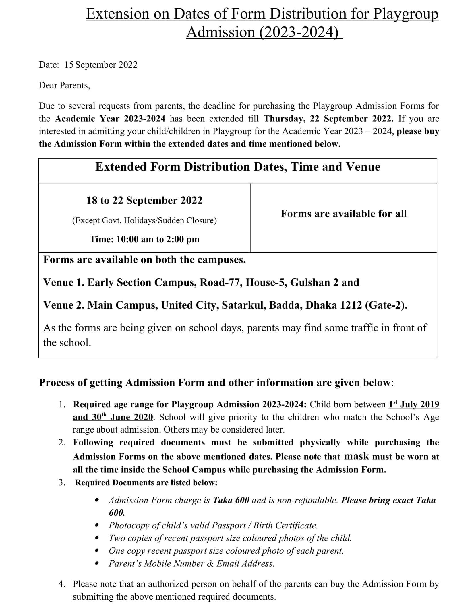 Date Extension PG 2023-24 Form Distribution-1